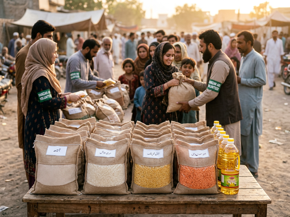 Ramzan food ration packages