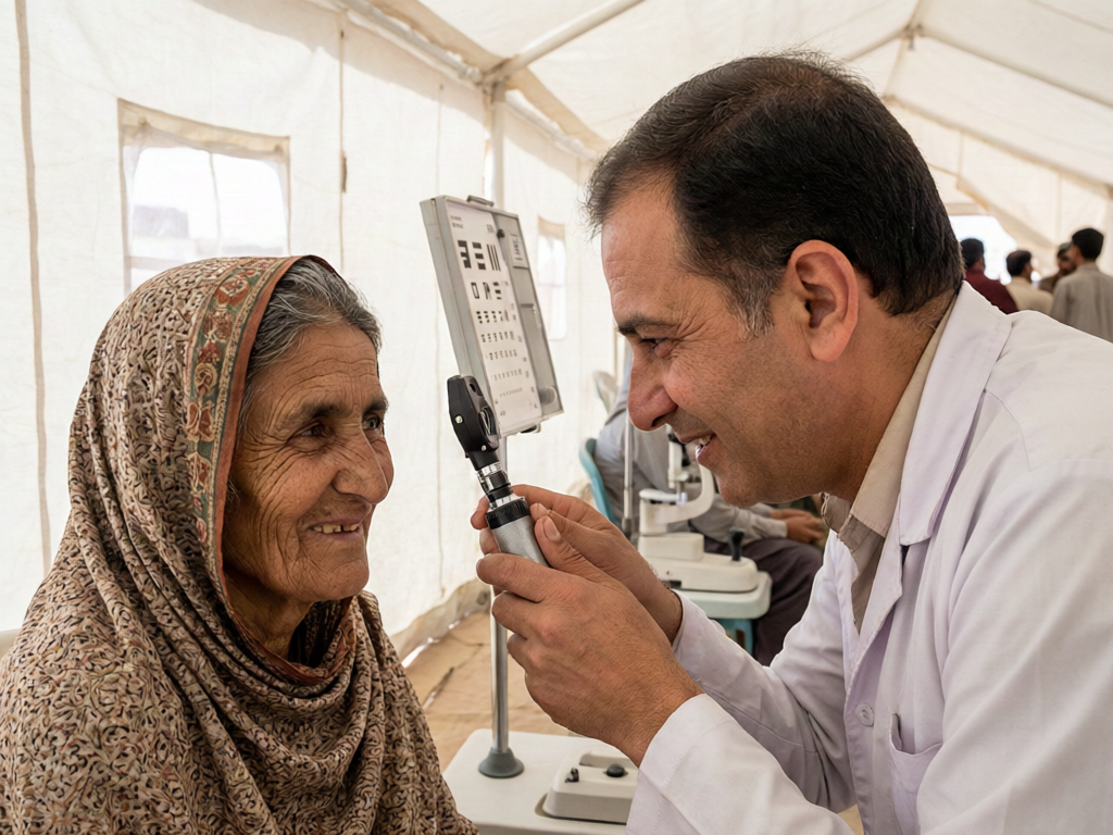Free eye camp