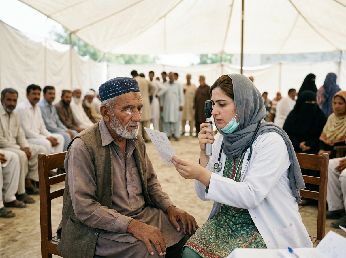 Free medical camp eye checkup